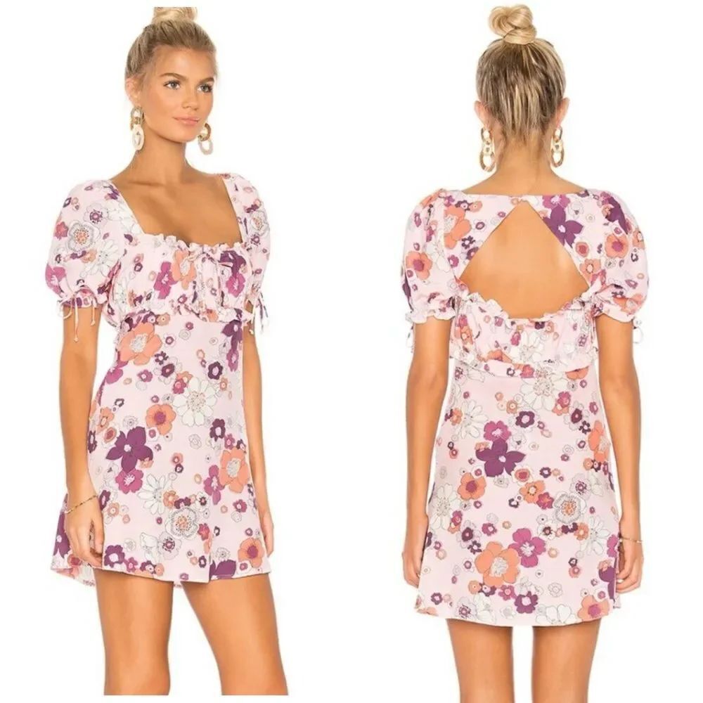 NEW For Love & Lemons Magnolia Mini Dress